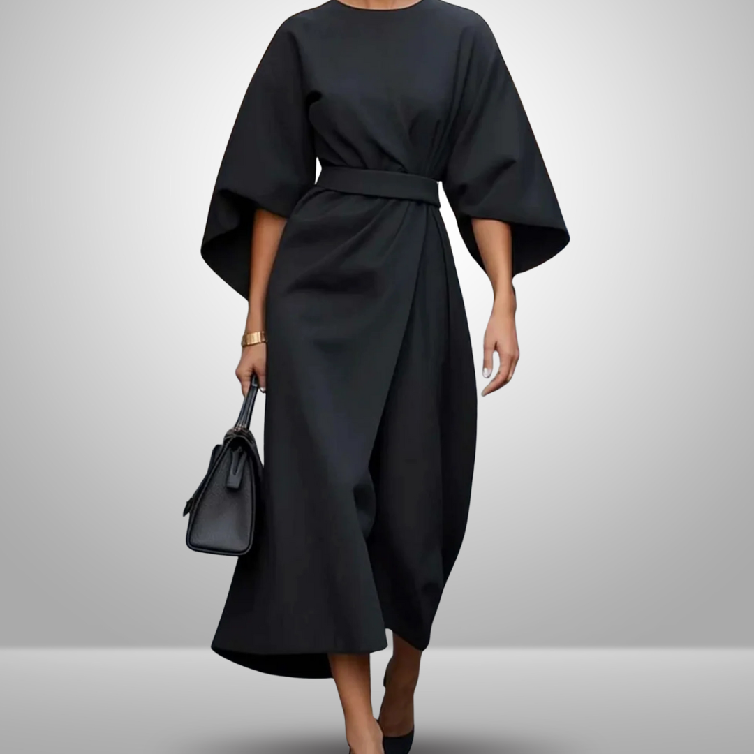 Luciana™ | Abito Elegante con Maniche a Lanterna