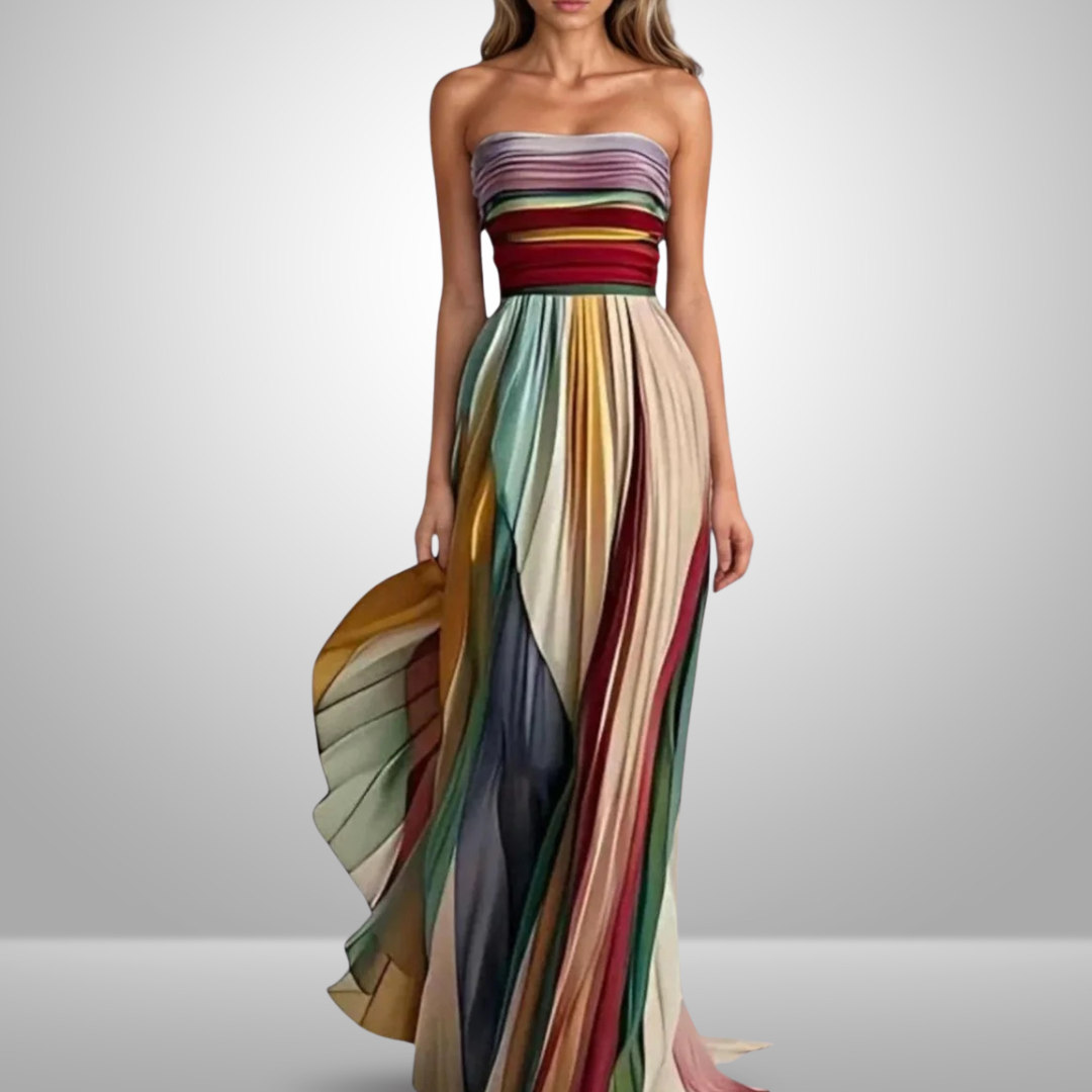 Isabella™ | Abito Lungo in Tessuto Premium