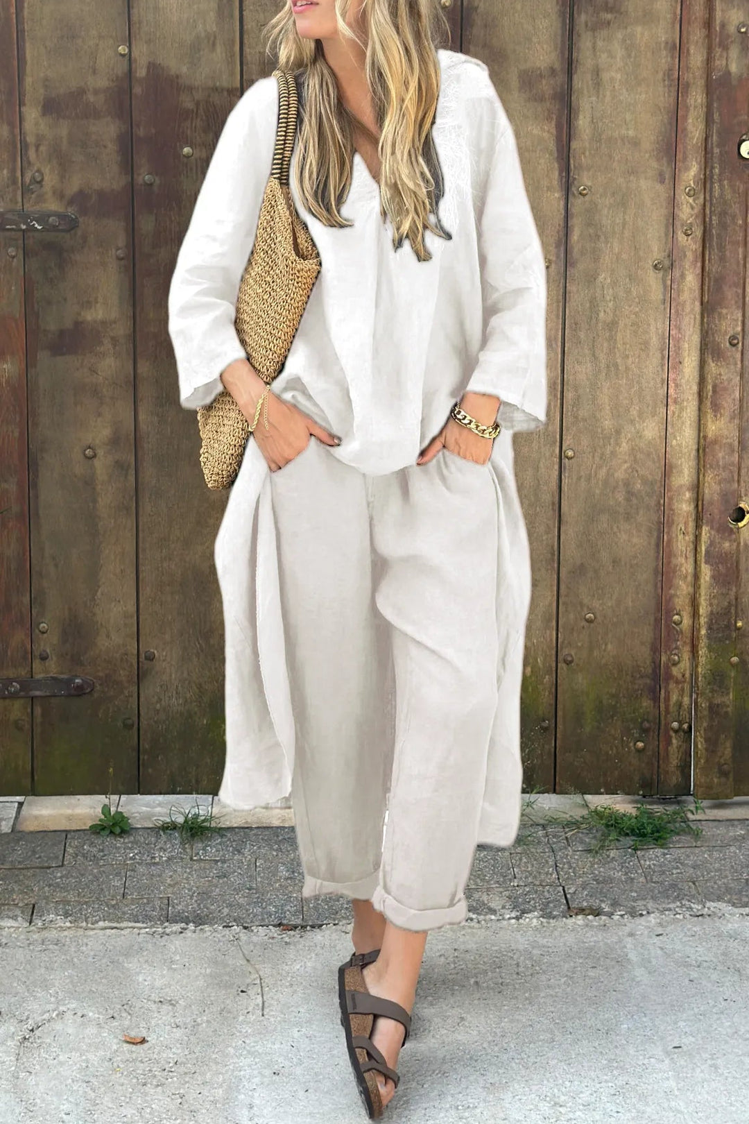 Letizia™ | Completo Chic a Due Pezzi per Primavera ed Estate – Eleganza e Comfort Senza Sforzo