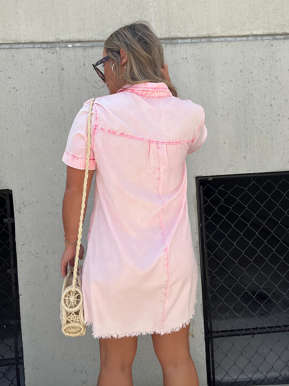 Lavinia™ | Abito camicia Tencel Happy Ends Rosa