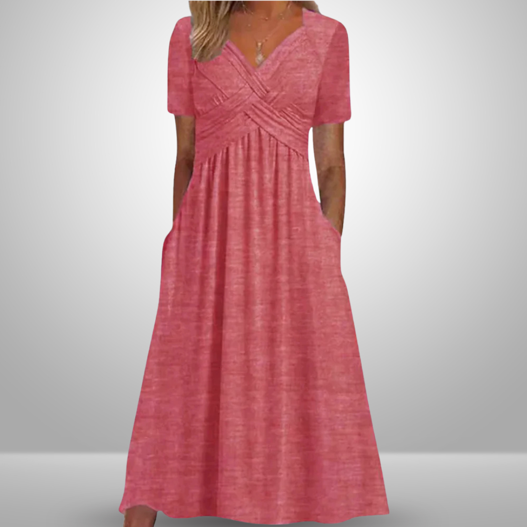 Lavinia™ | Rosella - Estivo abito elegante