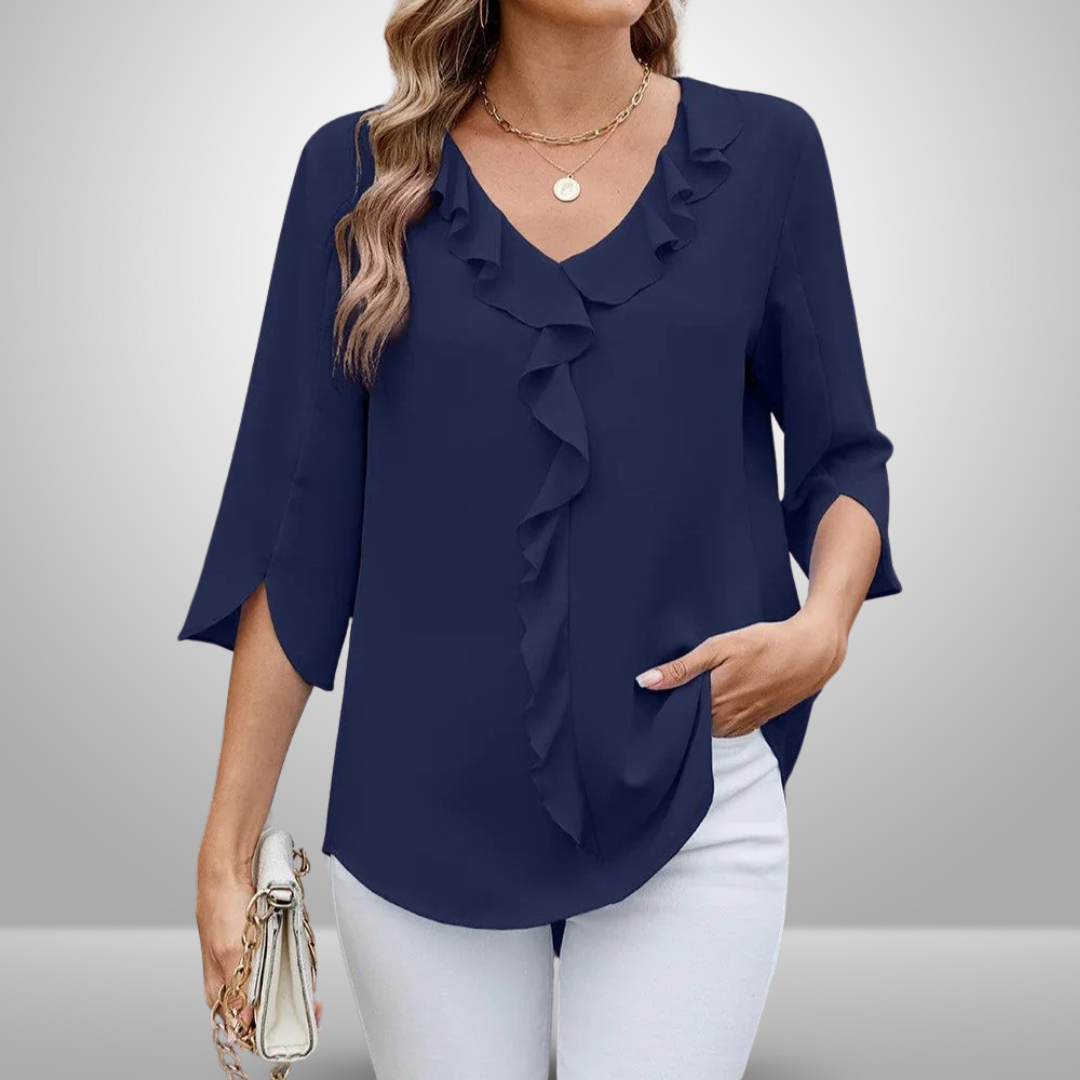CATERINA™ | La Camicetta Perfetta per un Look Casual e Raffinato
