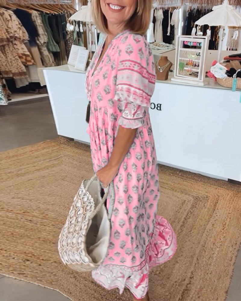 Celia™ | Abito Casual Stampato