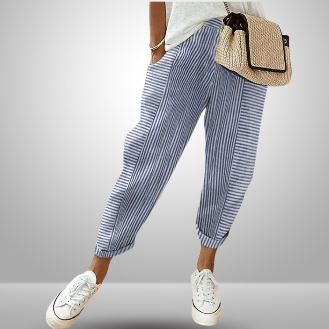 Lavinia™ | SOPHIA - Pantalone a Righe Elegante e Casual