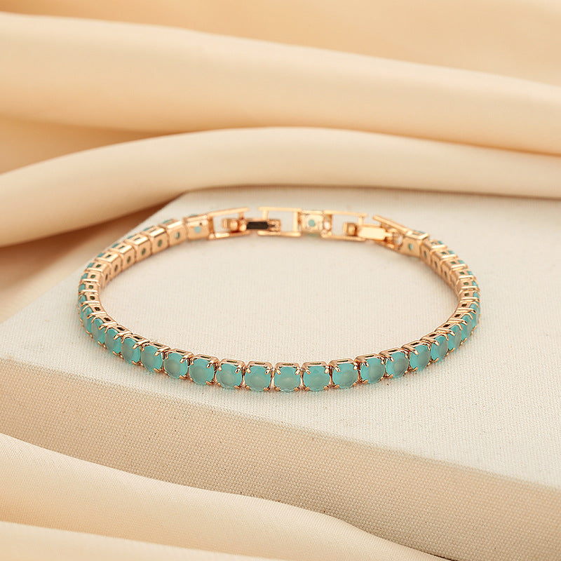 Giada™ | Bracciale Elegante con Pietre Turchesi