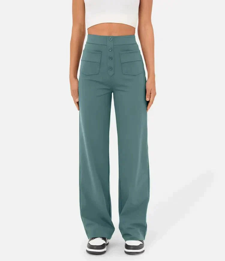 Lavinia™ | Pantaloni casual elastici a vita alta
