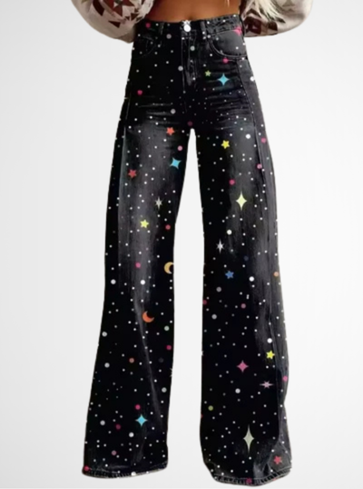 Lavinia™ | Stellare - Pantaloni Boho Cielo Stellato Comfort & Chic