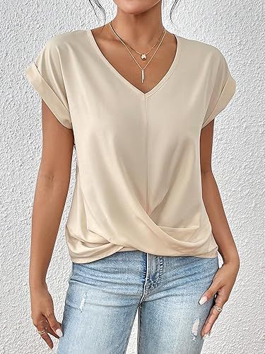 Elena™ | T-shirt casual con scollo a cuore [1 acquistato, 1 in omaggio]